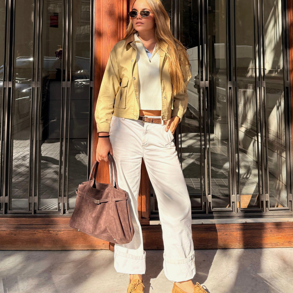 Bolso Trip Marrón Ante