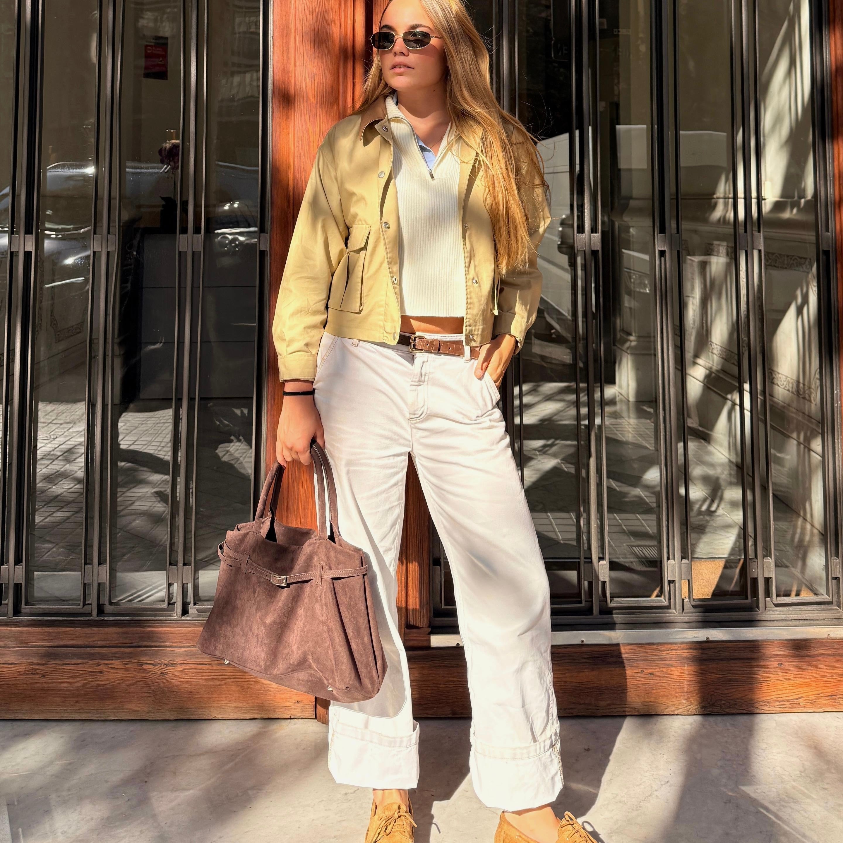 Bolso Trip Marrón Ante