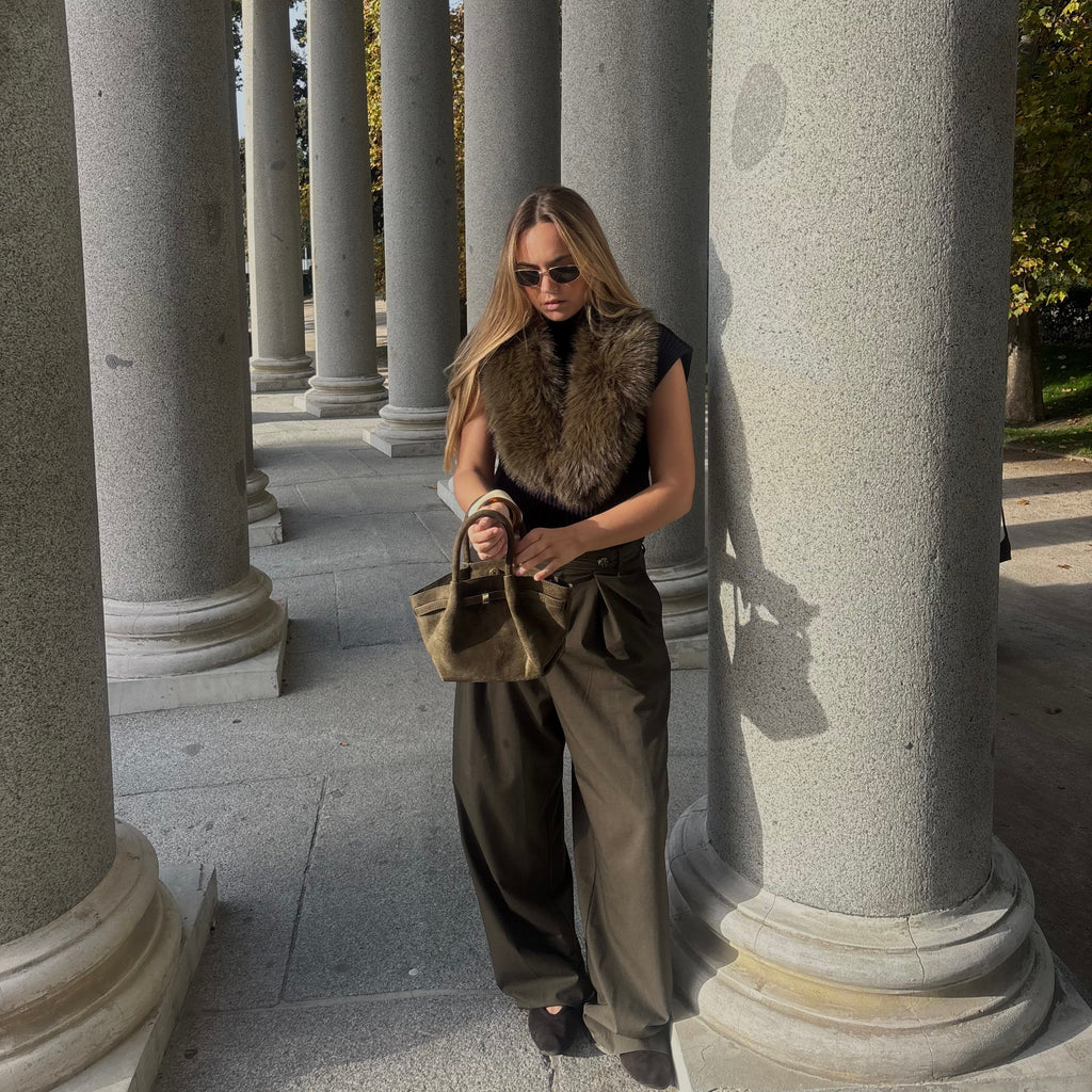 Bolso Mini Tote Oliva