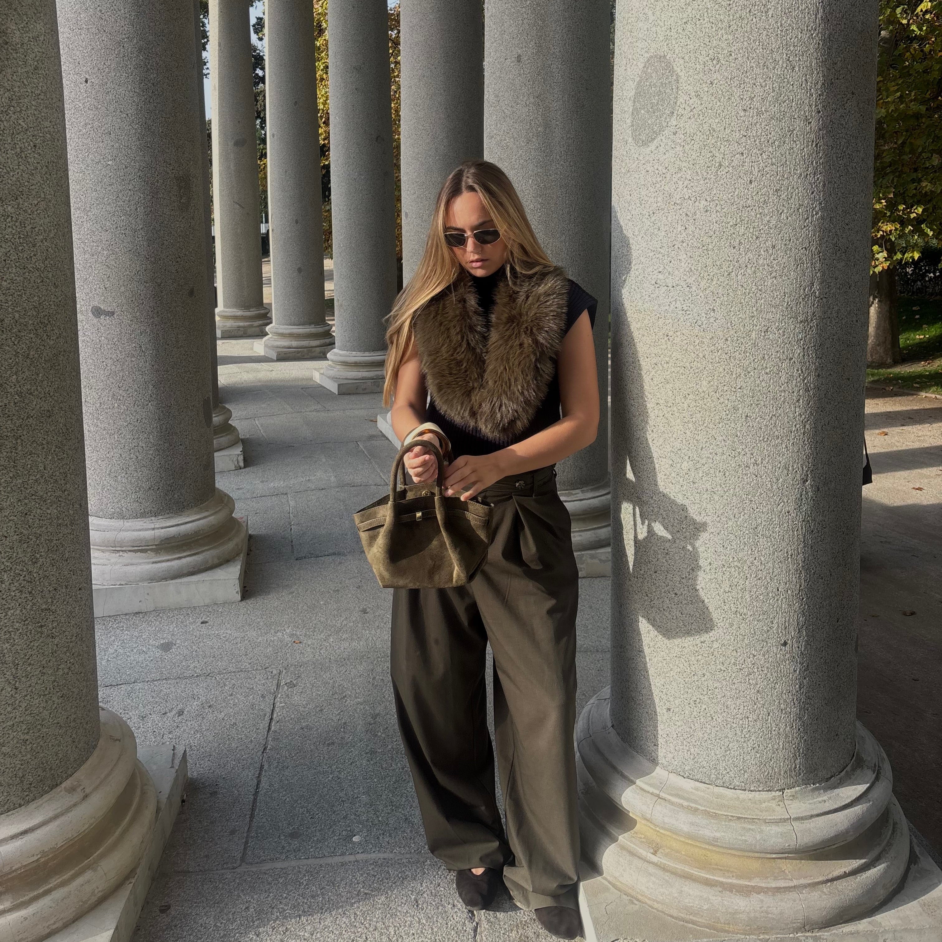 Bolso Mini Tote Oliva